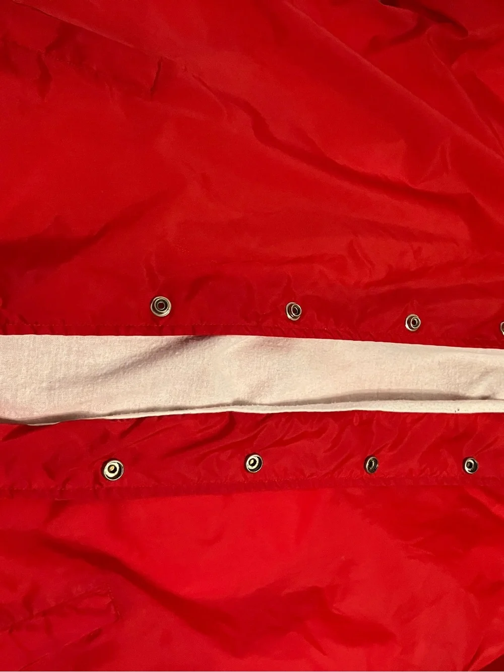 Vintage Montgomery Ward Red Nylon Coach Jacket Men’s M 39-41 Snap Front USA